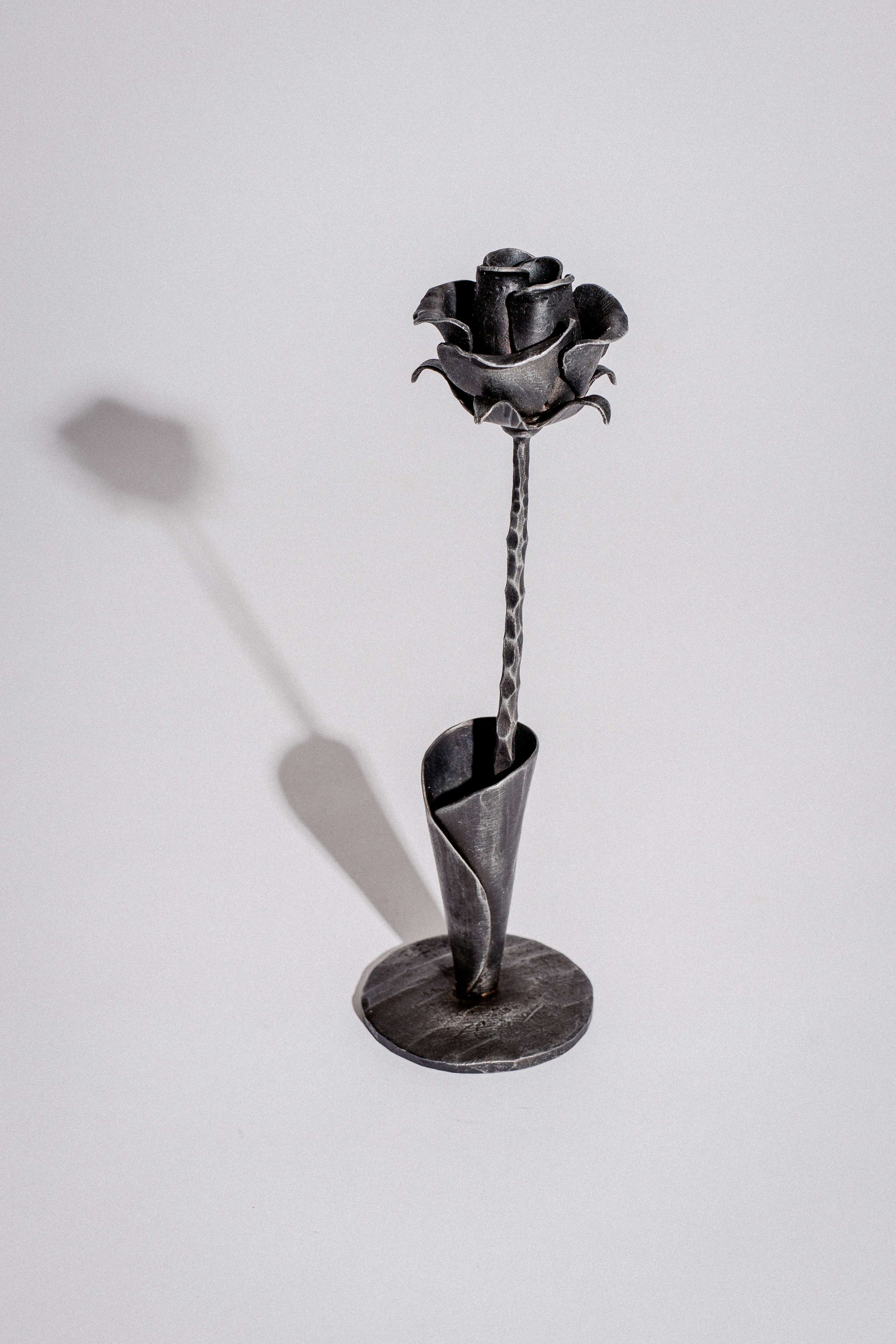 Geschmiedete Blume "Rose"