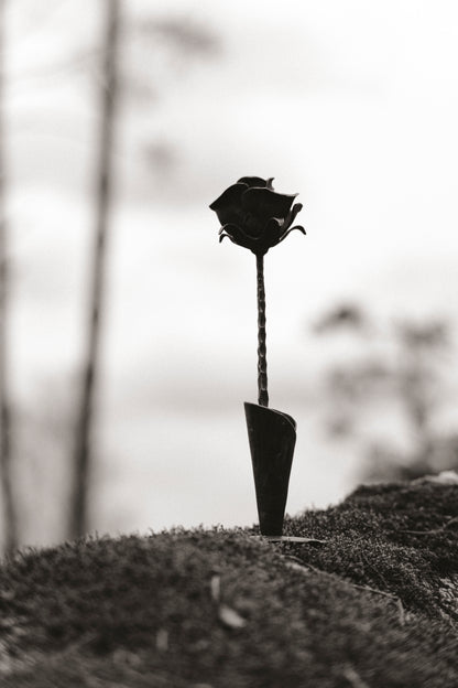 Geschmiedete Blume "Rose"