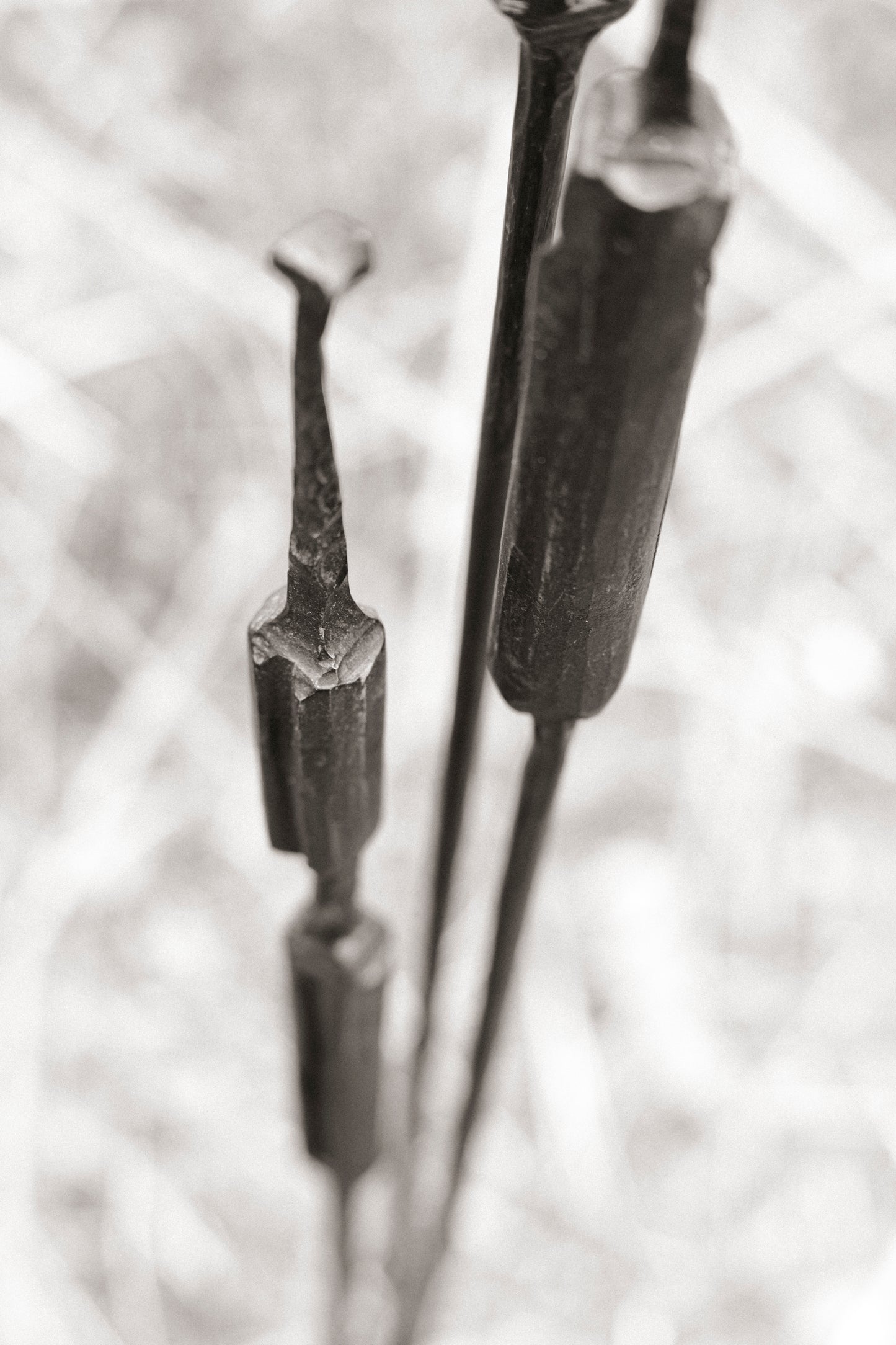 Geschmiedete Blume "Rohrkolben"