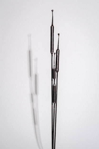 Geschmiedete Blume "Rohrkolben"