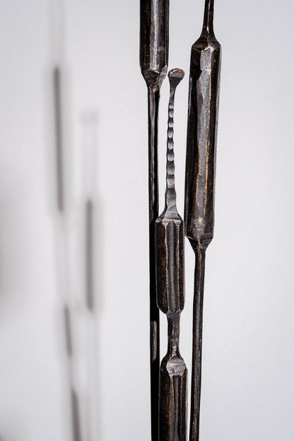 Geschmiedete Blume "Rohrkolben"