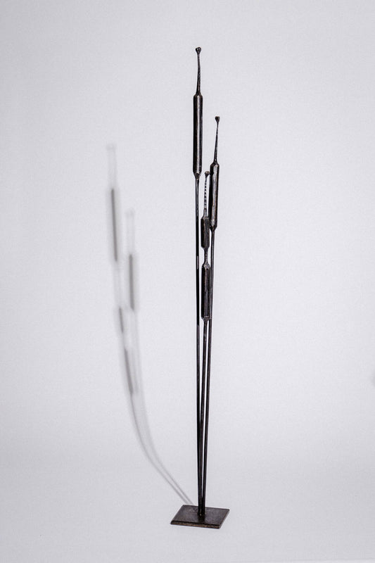 Geschmiedete Blume "Rohrkolben"