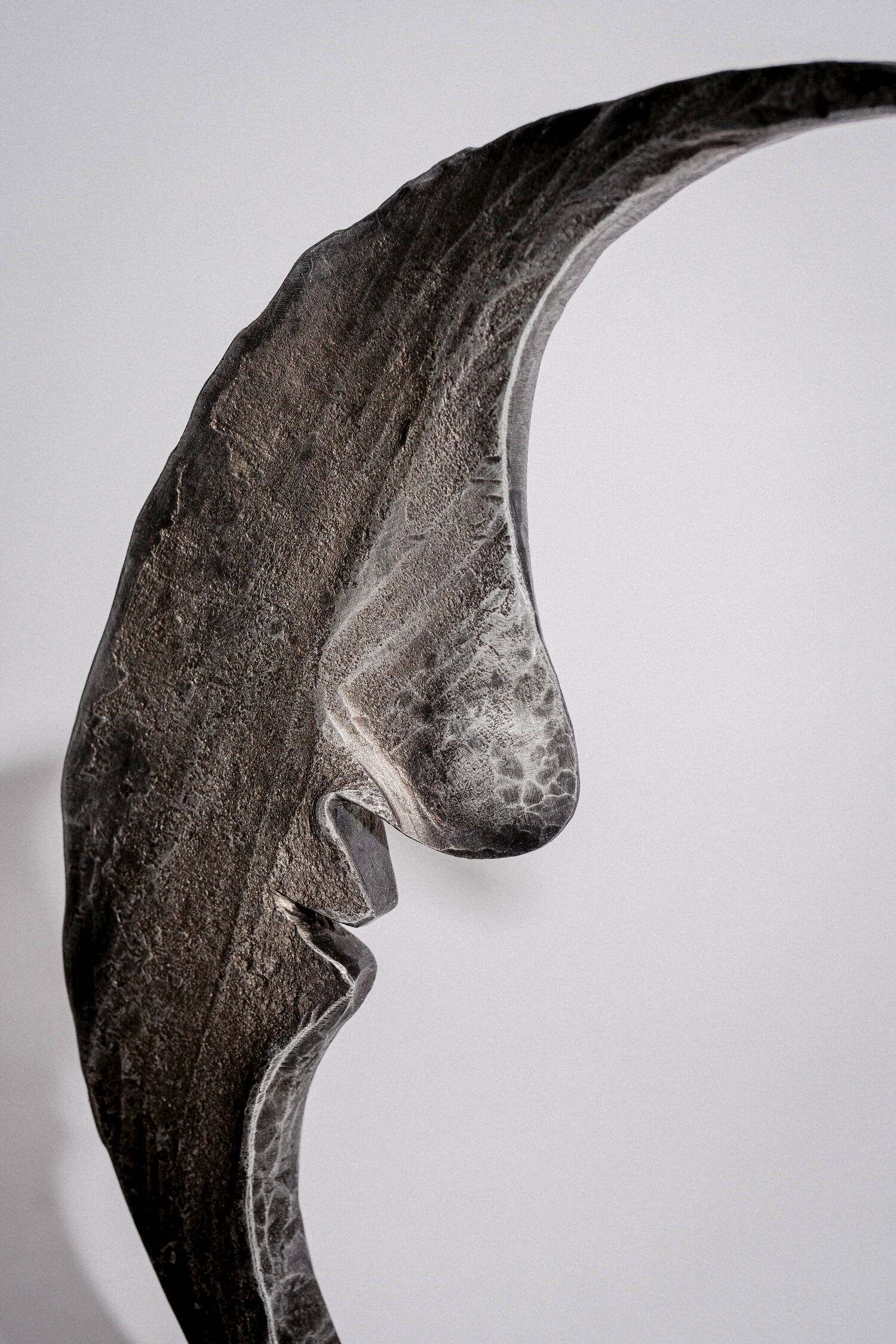 Geschmiedeter Kerzenständer "Mond"