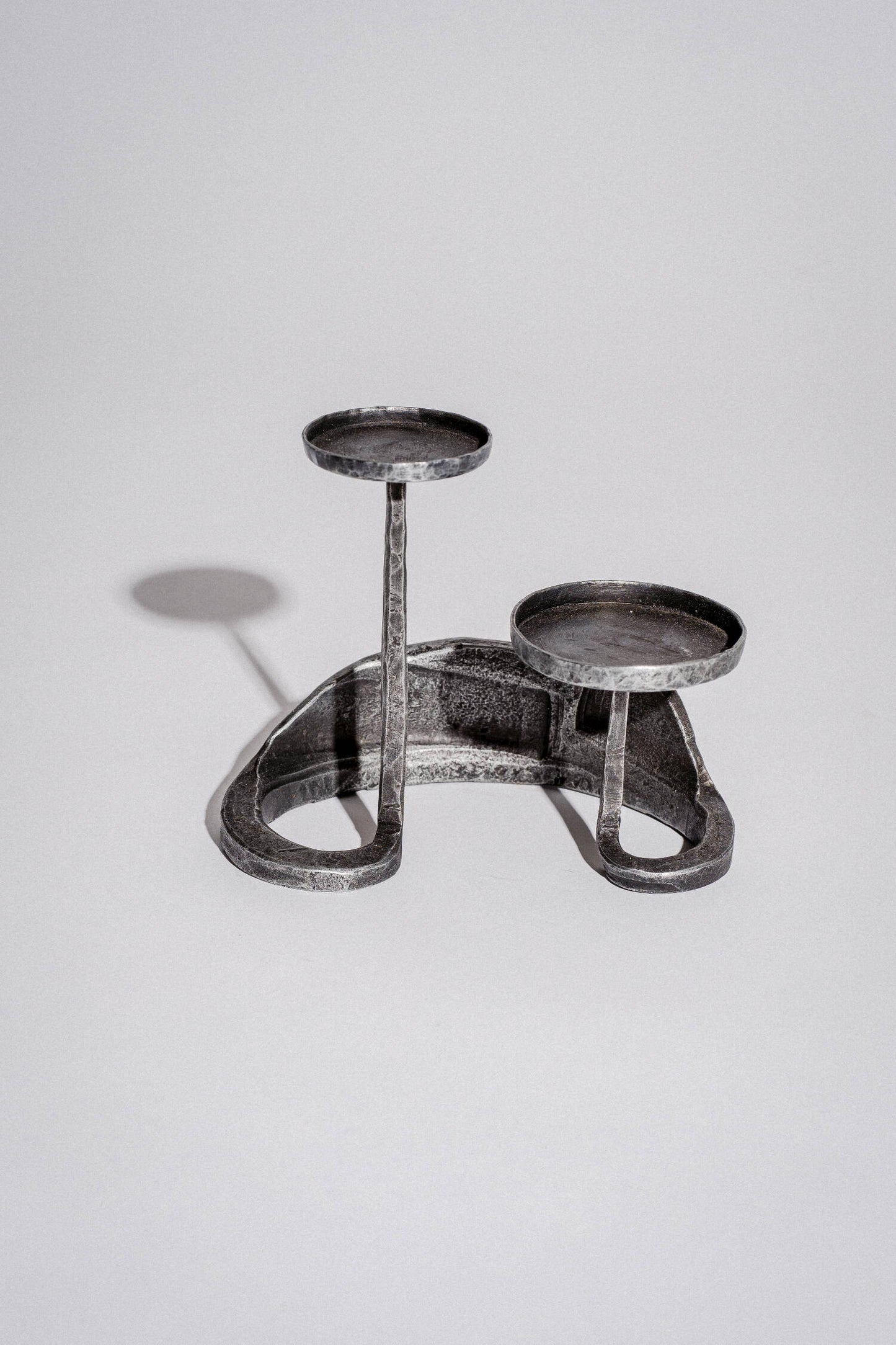 Geschmiedeter Kerzenständer "Krone" 