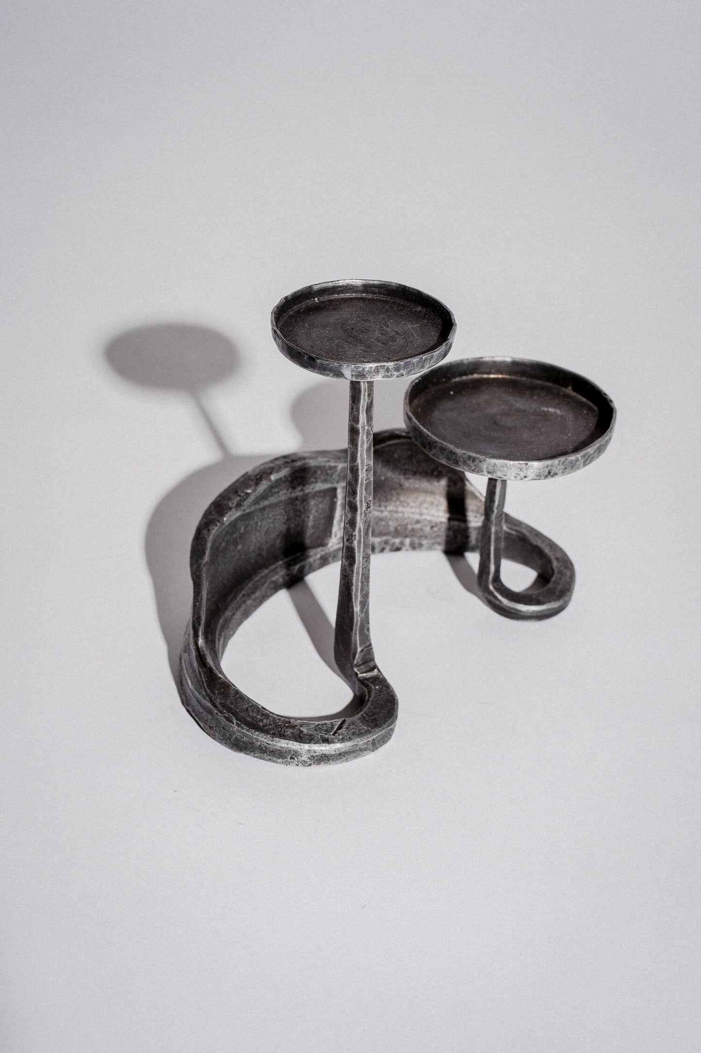 Geschmiedeter Kerzenständer "Krone" 