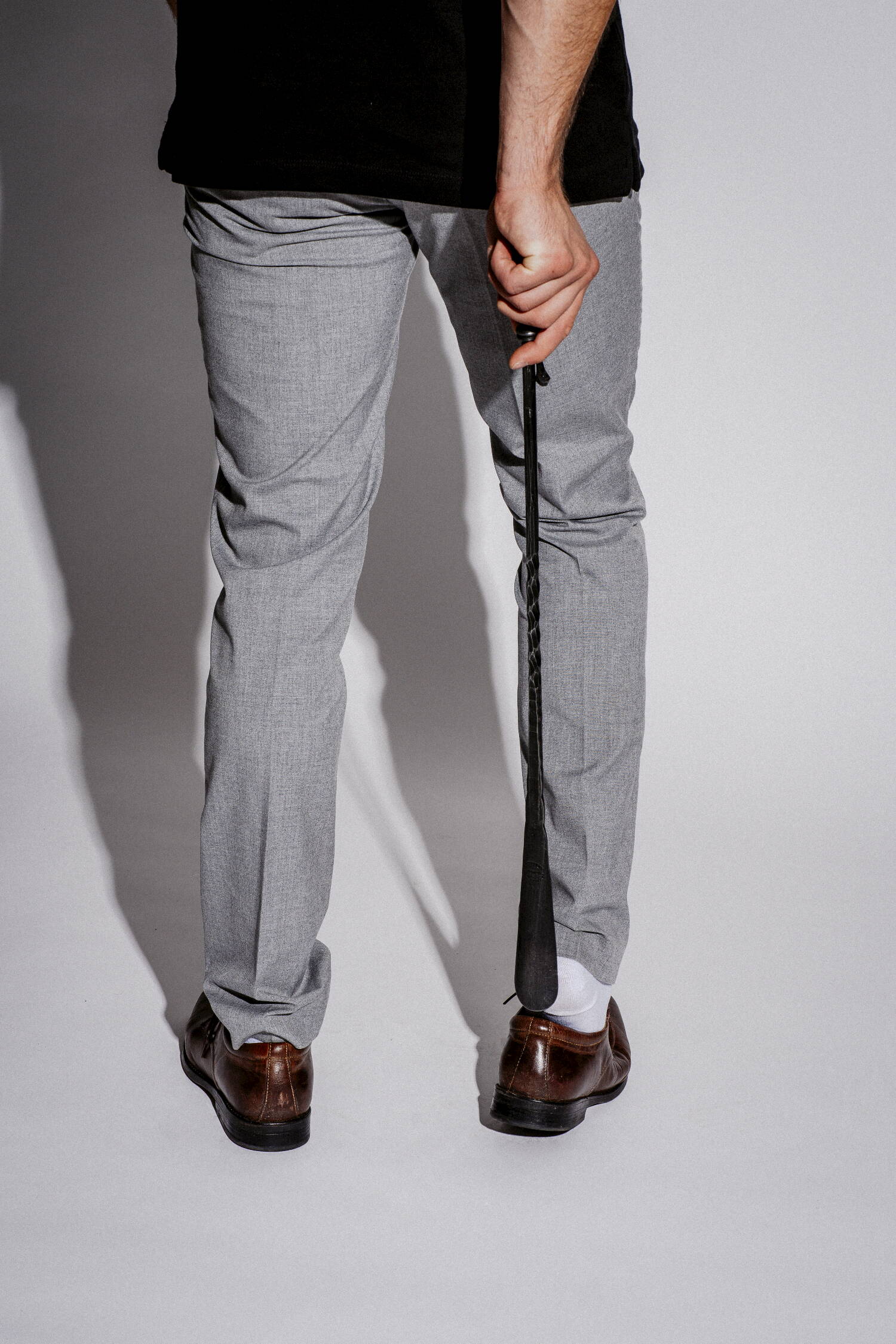 Der Schuhlöffel mit Griff