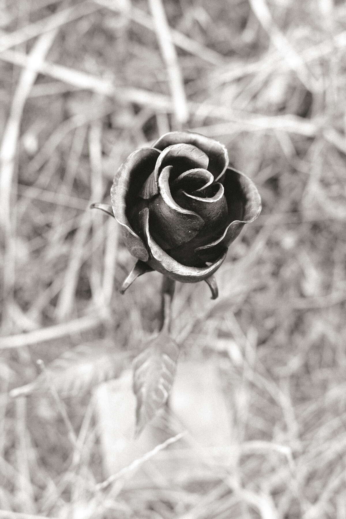 Geschmiedete Blume "Rose"