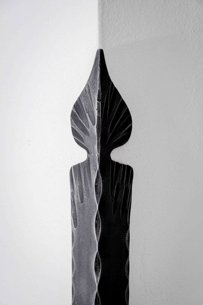 Geschmiedeter Wandschutz-Eckwinkel "Blatt“