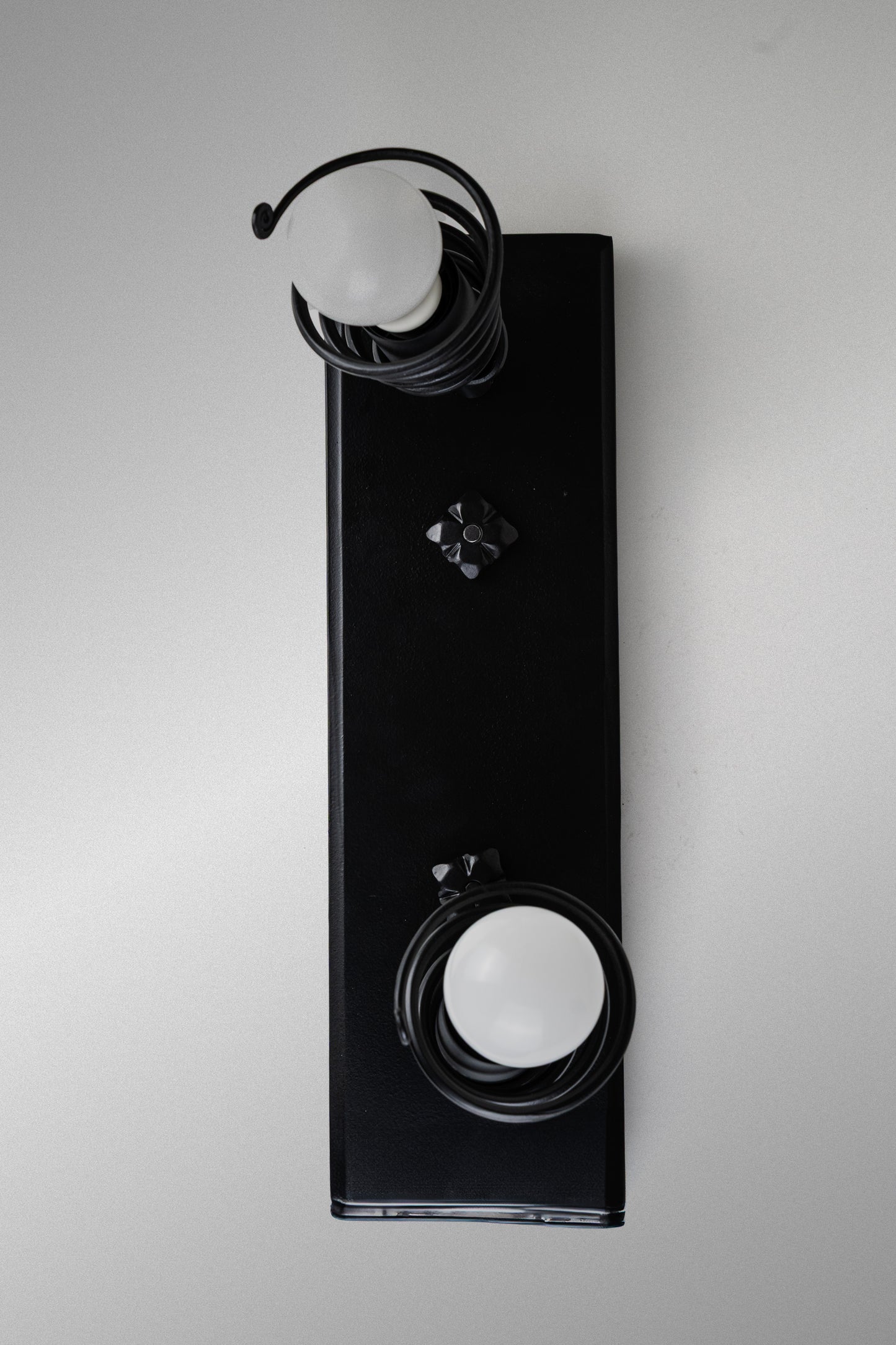 Geschmiedete Wandleuchte – Doppelversion