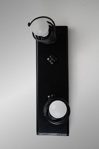 Geschmiedete Wandleuchte – Doppelversion