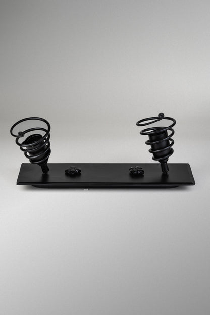 Geschmiedete Wandleuchte – Doppelversion