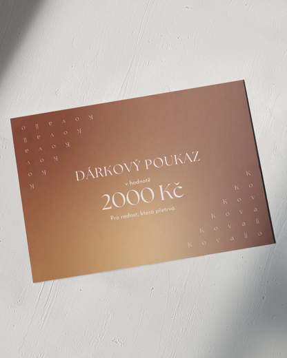 Dárková karta - PDF